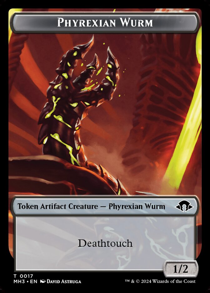 Phyrexian Wurm card front