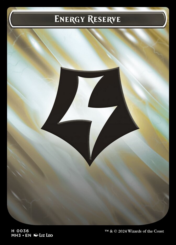 Energy Reserve card front