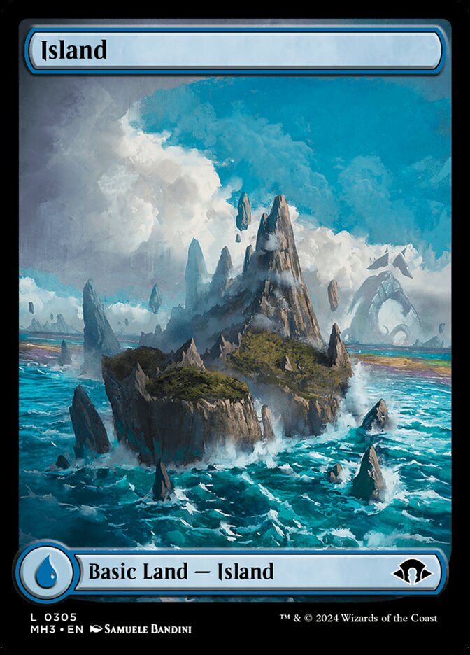 Island card front