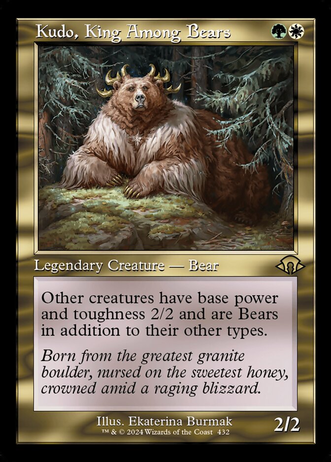 Kudo, King Among Bears card front