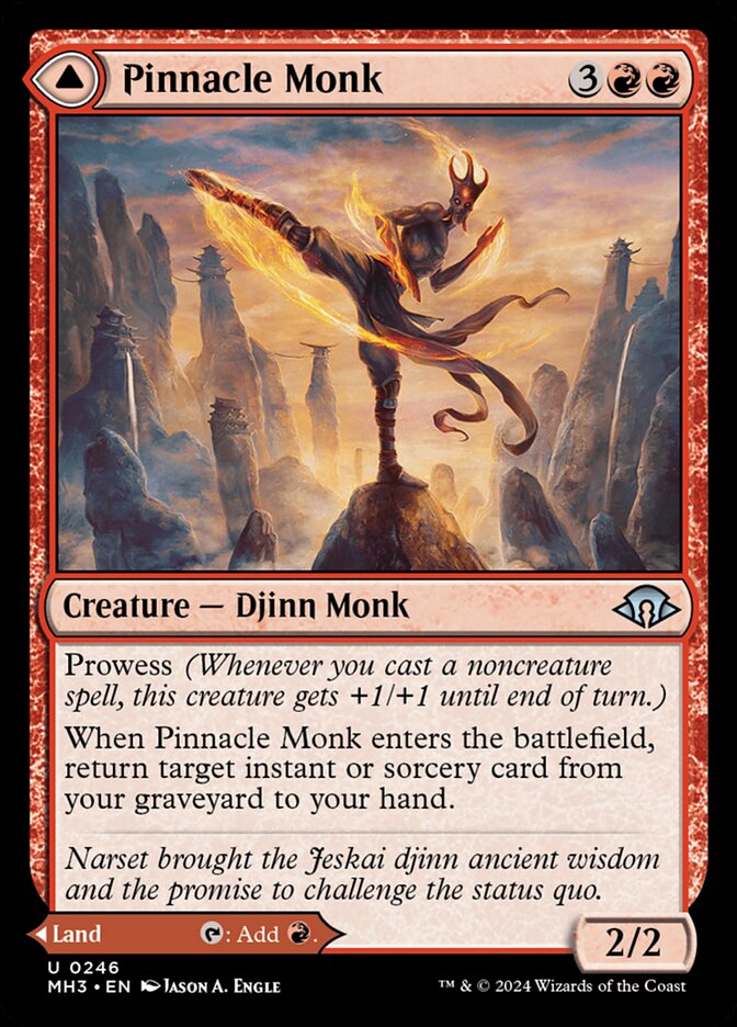 Pinnacle Monk card front