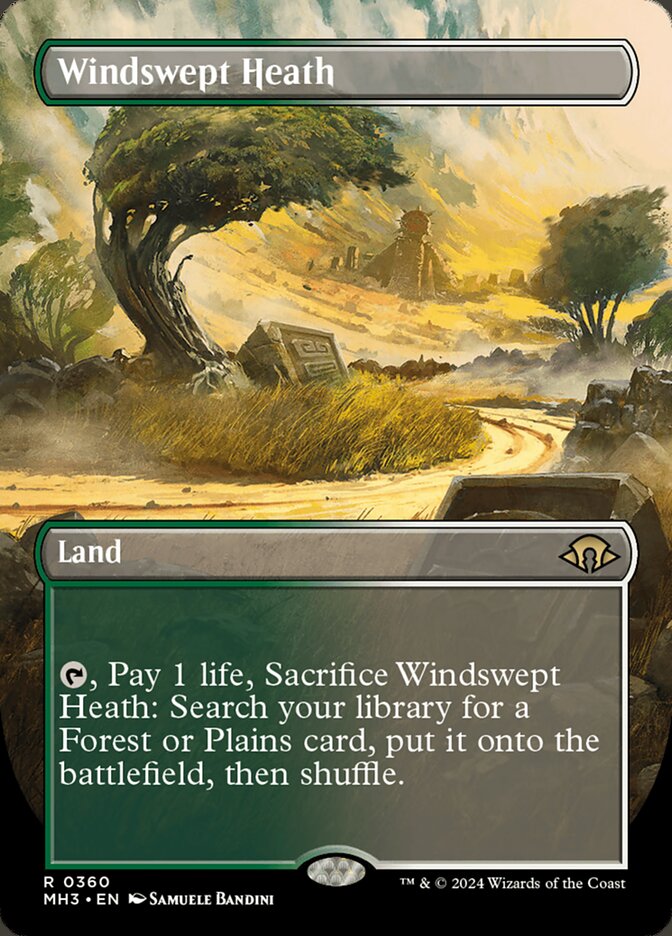 Windswept Heath card front