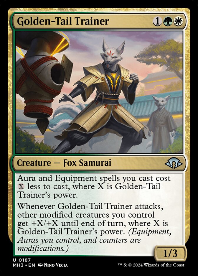 Golden-Tail Trainer card front