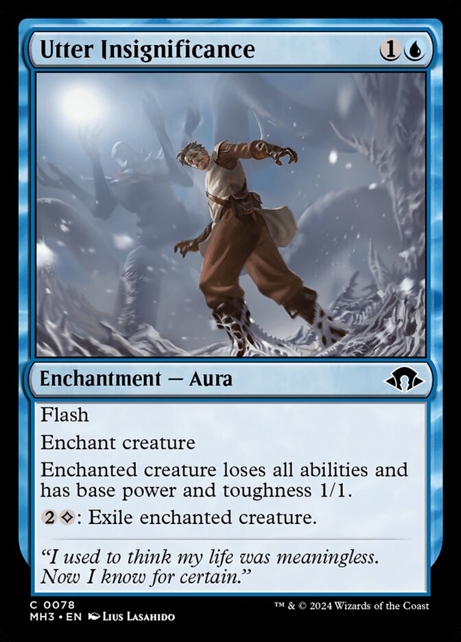 Utter Insignificance card front