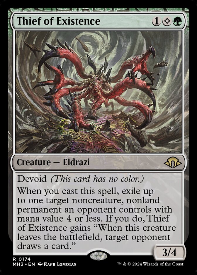 Thief of Existence card front
