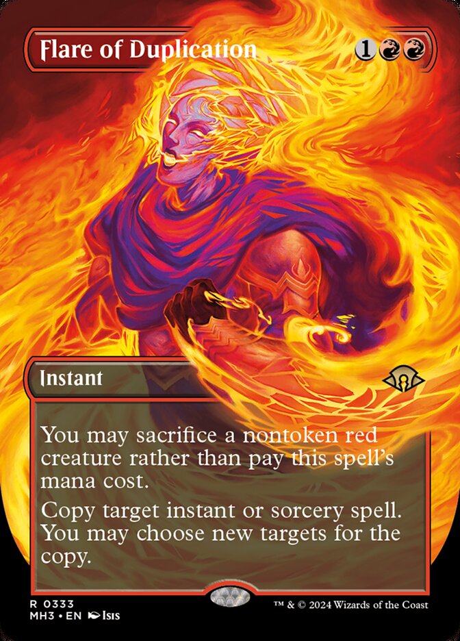 Flare of Duplication card front