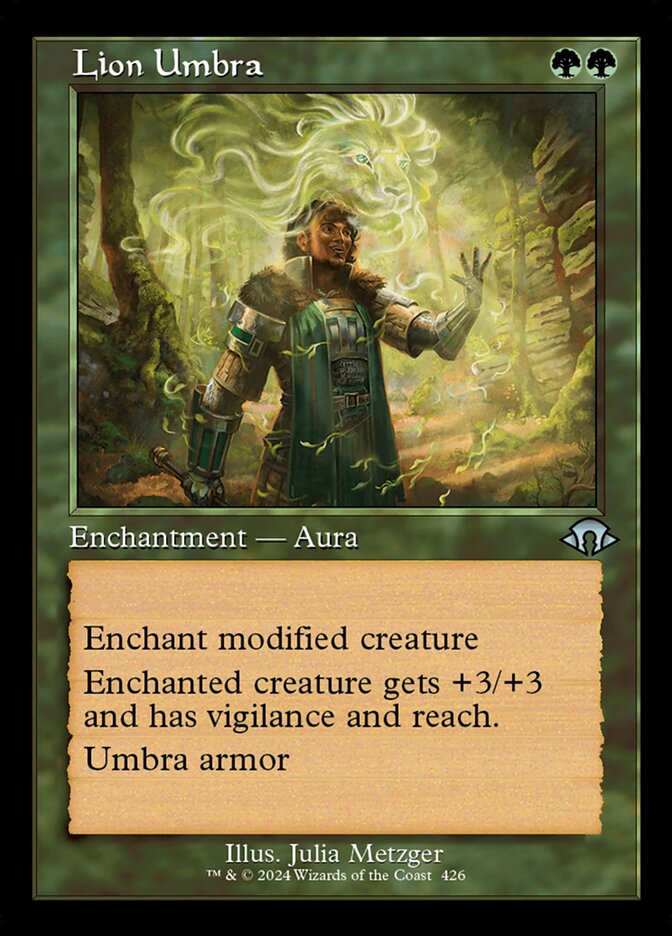 Lion Umbra card front