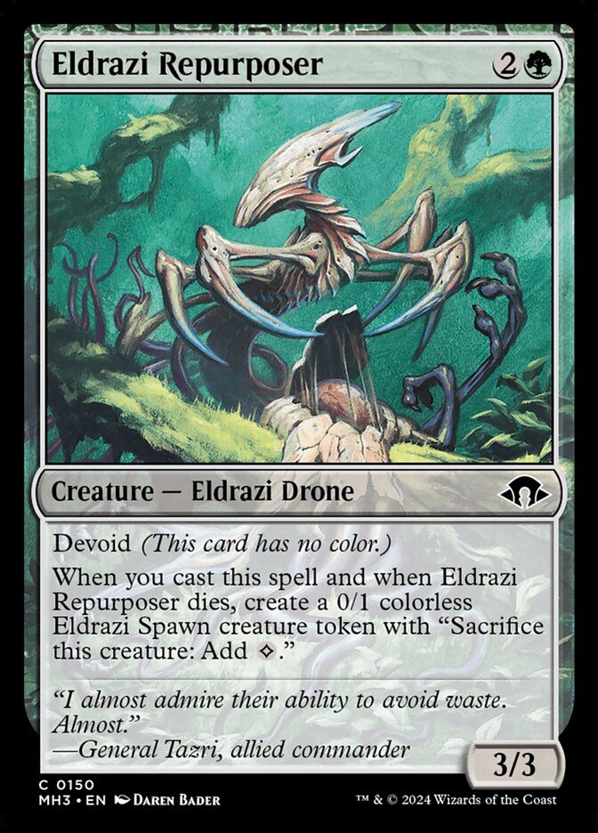 Eldrazi Repurposer card front