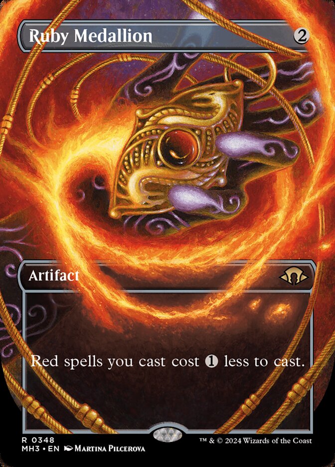Ruby Medallion card front