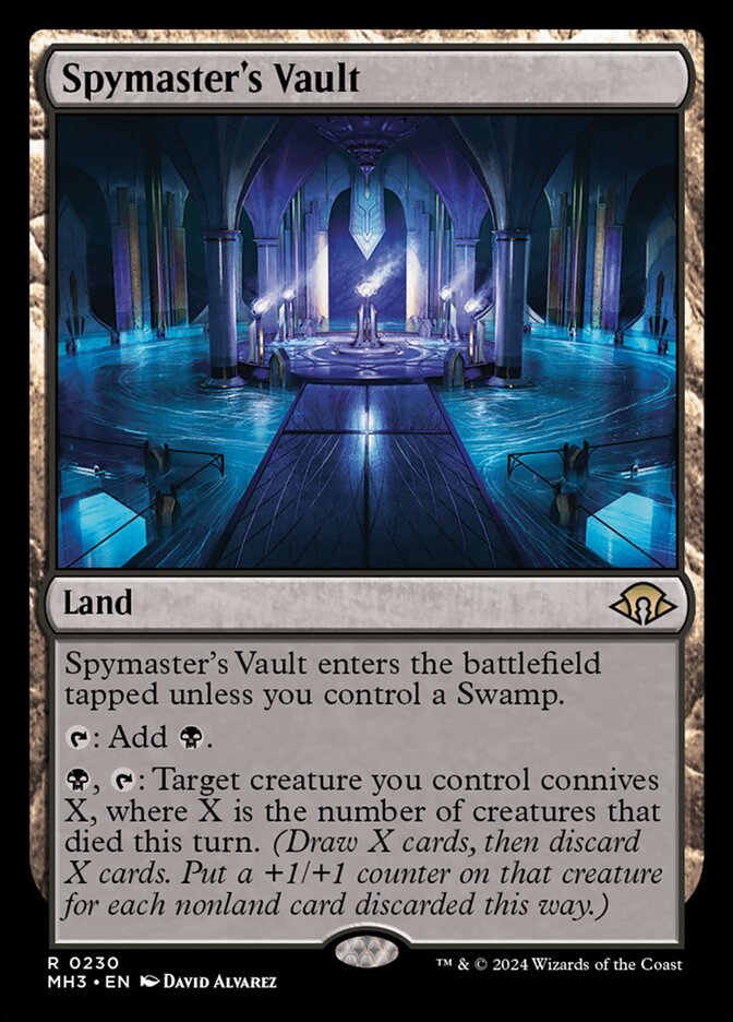 Spymaster's Vault card front