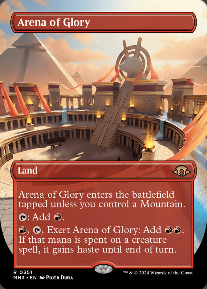 Arena of Glory card front