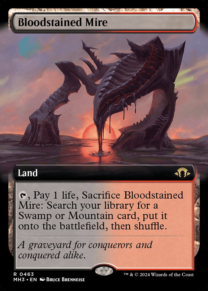 Bloodstained Mire card front