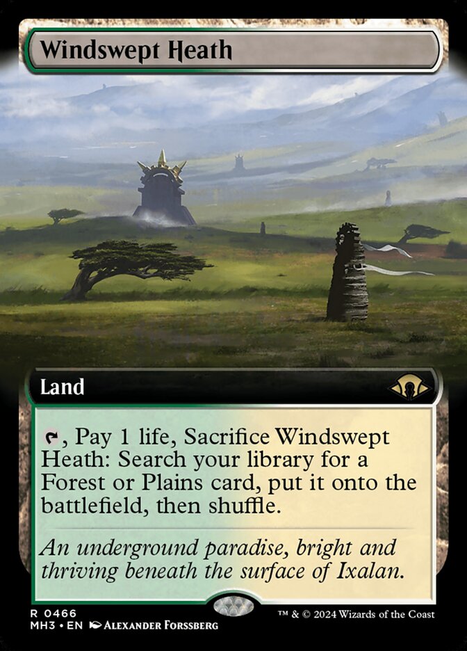 Windswept Heath card front