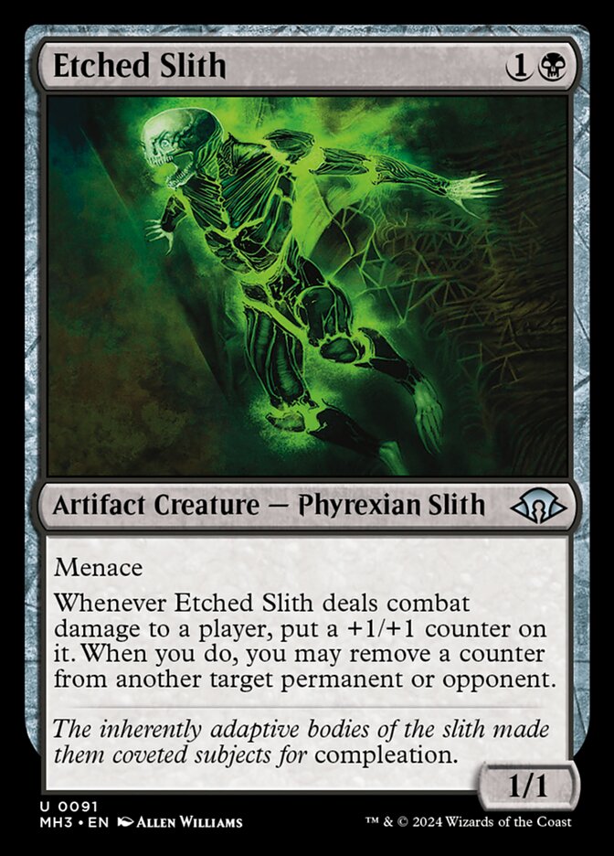 Etched Slith card front