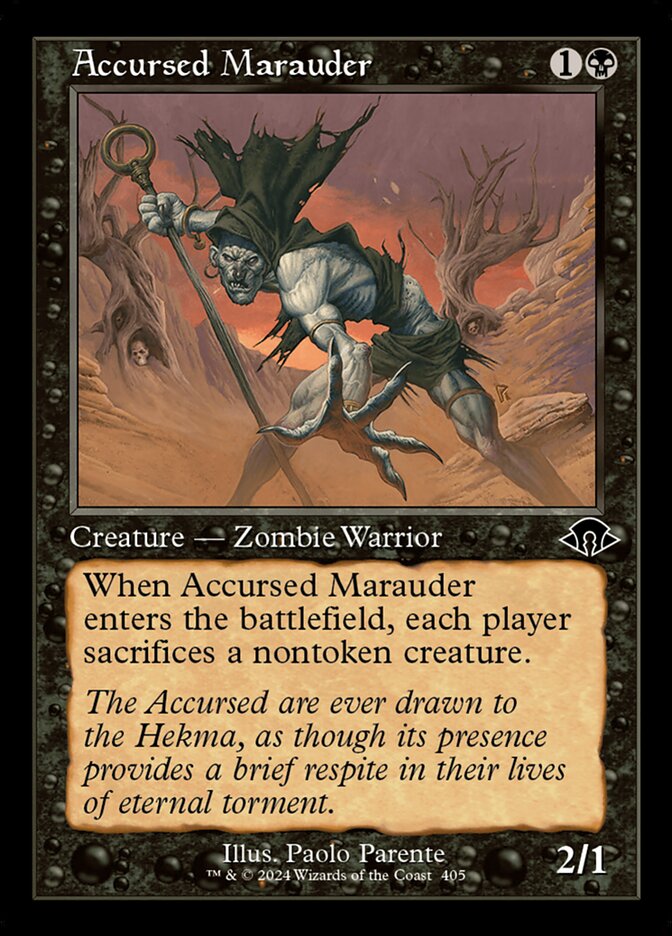 Accursed Marauder card front