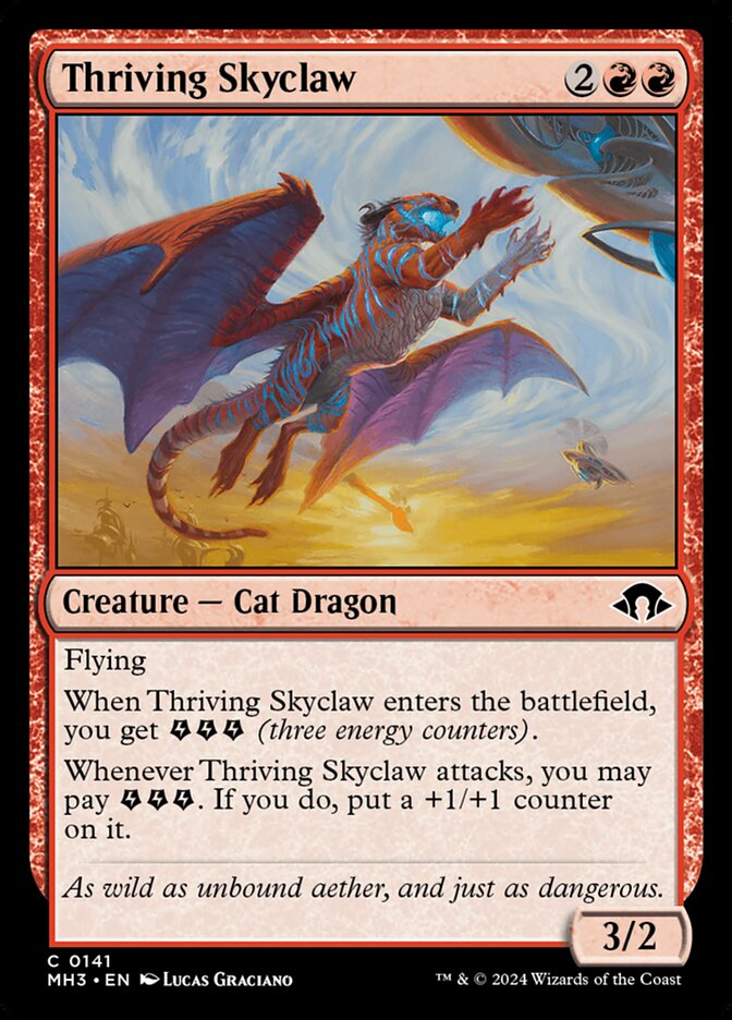 Thriving Skyclaw card front