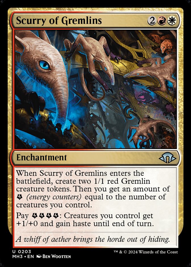 Scurry of Gremlins card front