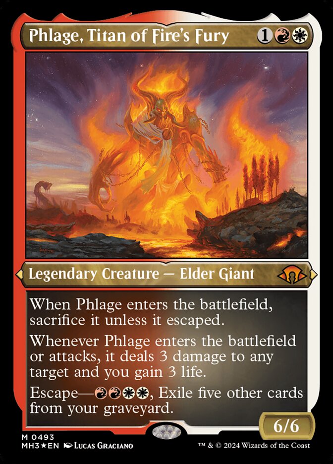 Phlage, Titan of Fire's Fury card front