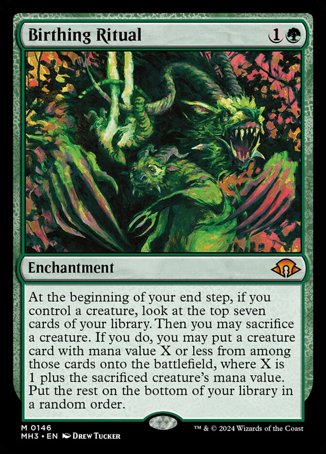 Birthing Ritual card front