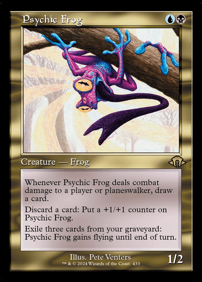 Psychic Frog card front