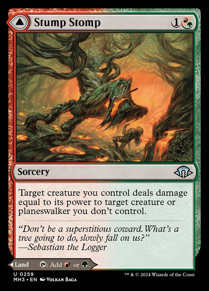 Stump Stomp card front