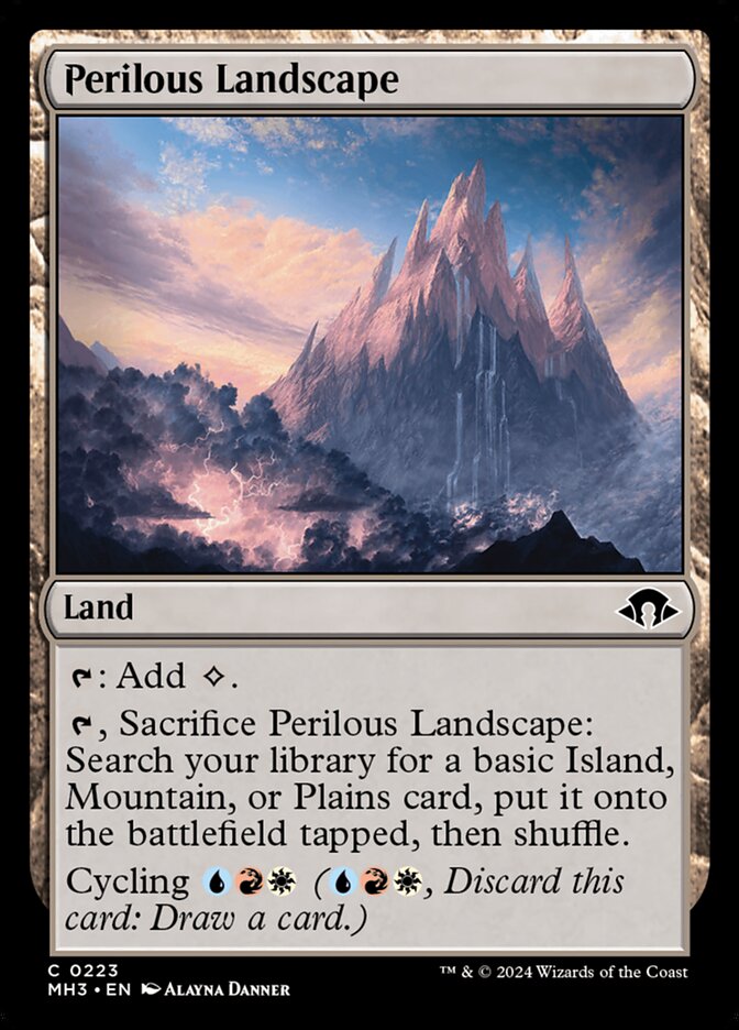 Perilous Landscape card front