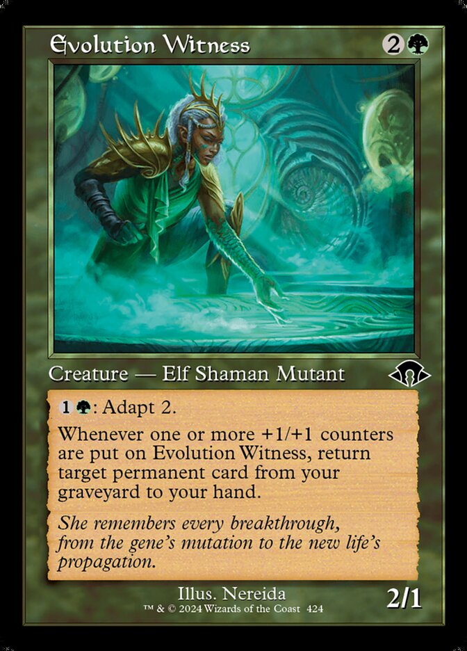 Evolution Witness card front