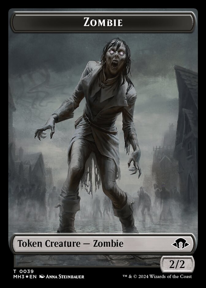 Zombie card front