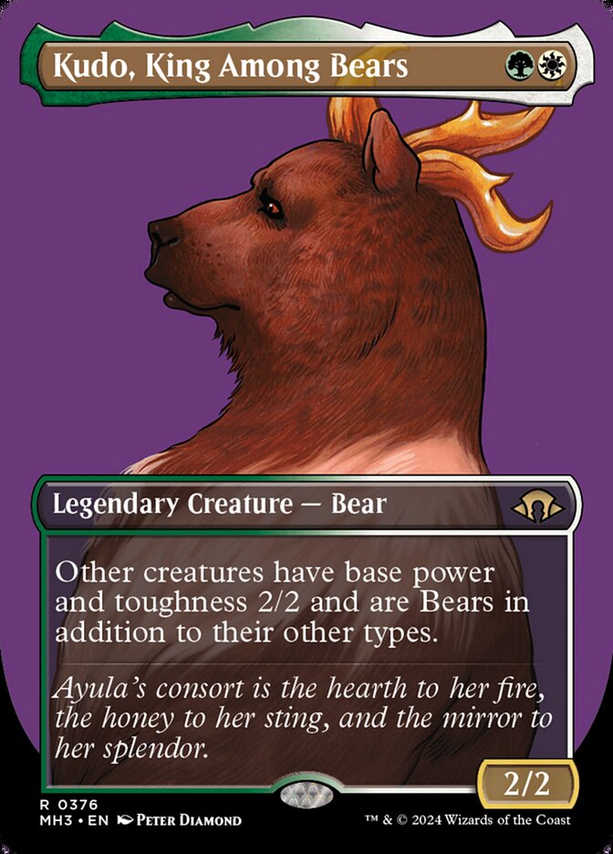 Kudo, King Among Bears card front