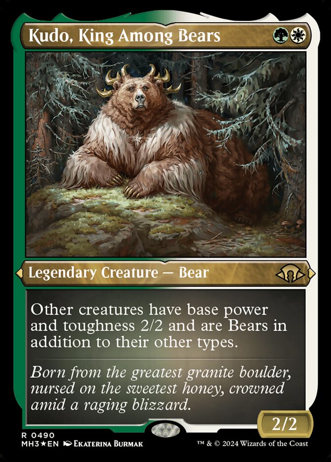 Kudo, King Among Bears card front