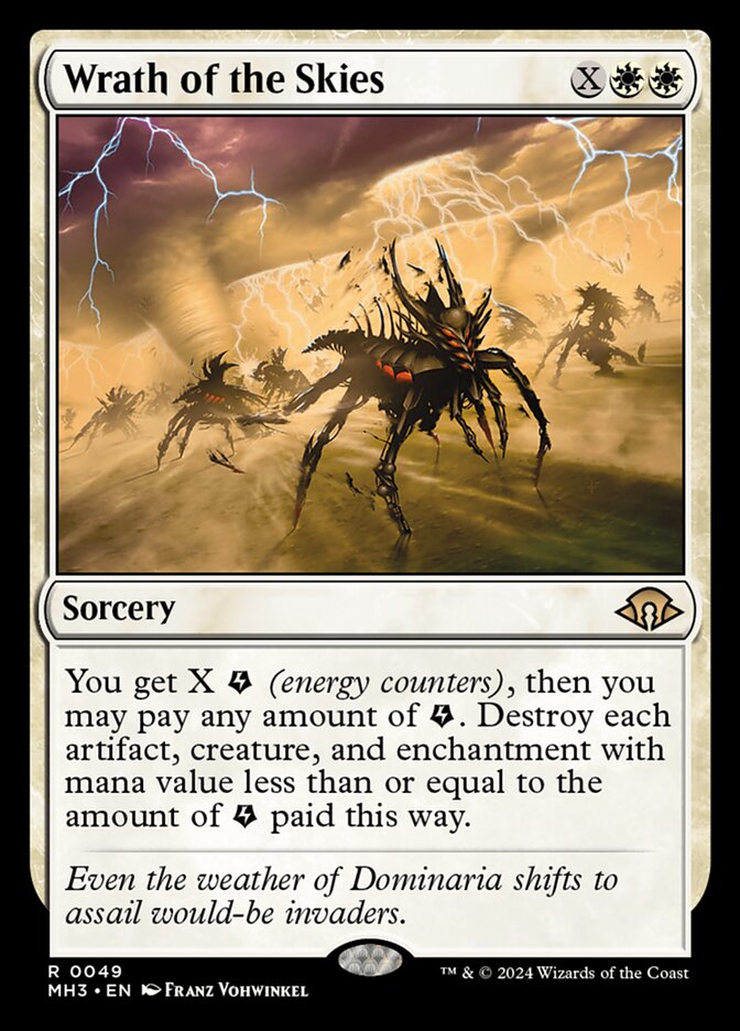 Wrath of the Skies card front