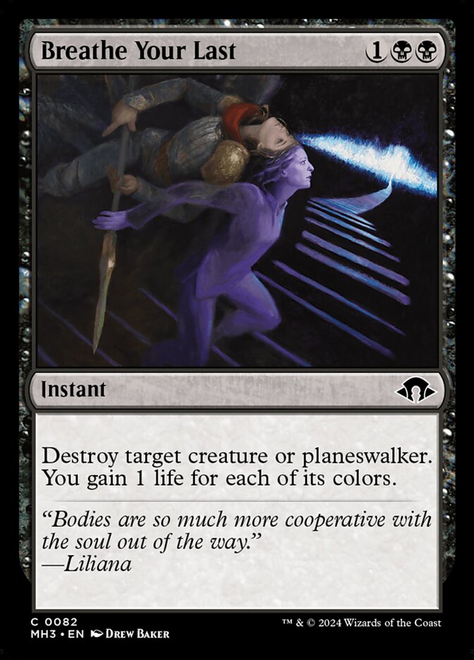 Breathe Your Last card front