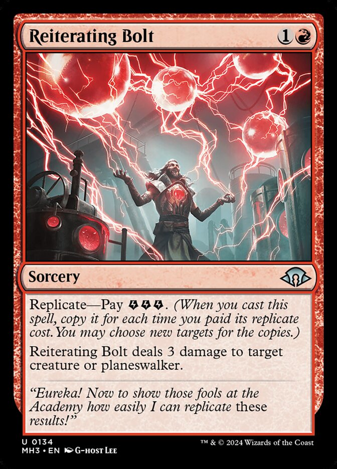 Reiterating Bolt card front