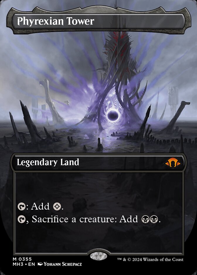 Phyrexian Tower card front