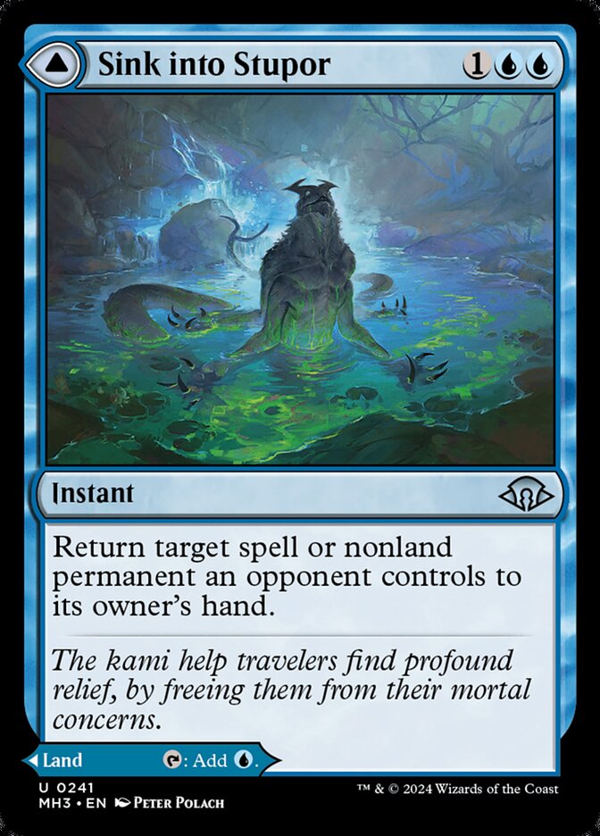 Sink into Stupor card front