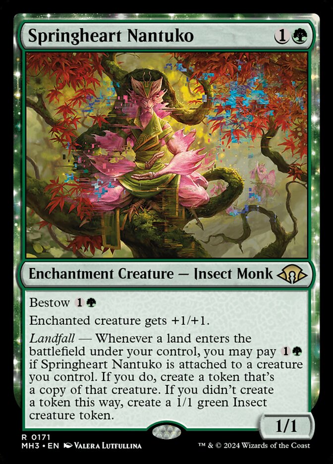 Springheart Nantuko card front