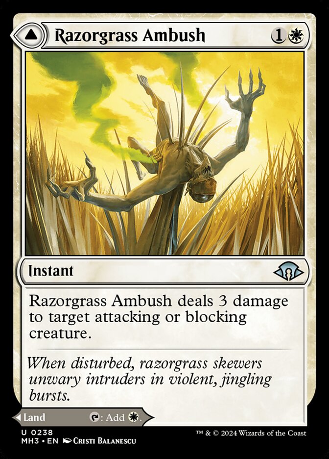 Razorgrass Ambush card front