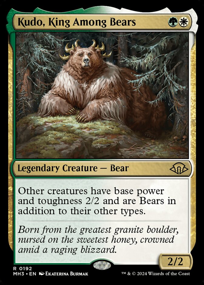 Kudo, King Among Bears card front