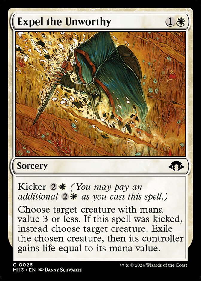 Expel the Unworthy card front