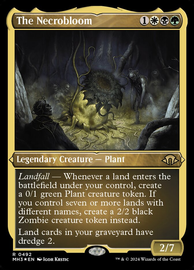 The Necrobloom card front