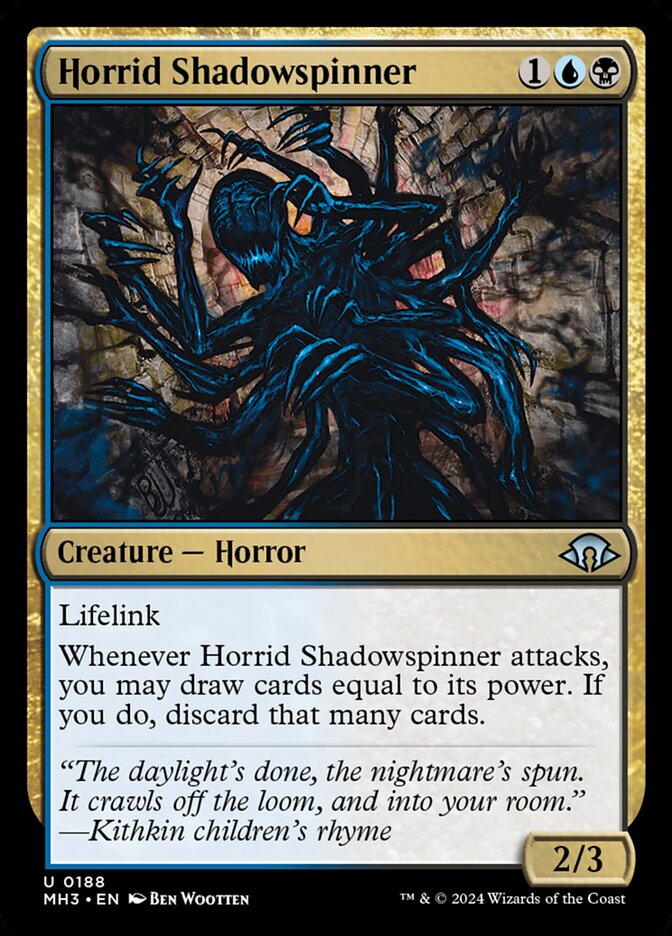 Horrid Shadowspinner card front