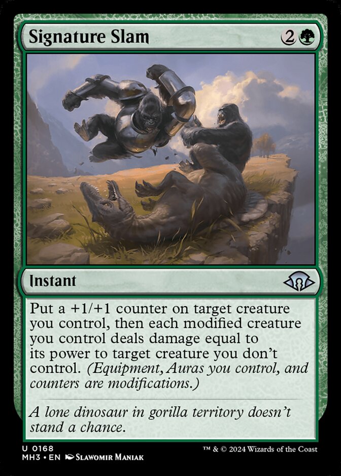 Signature Slam card front