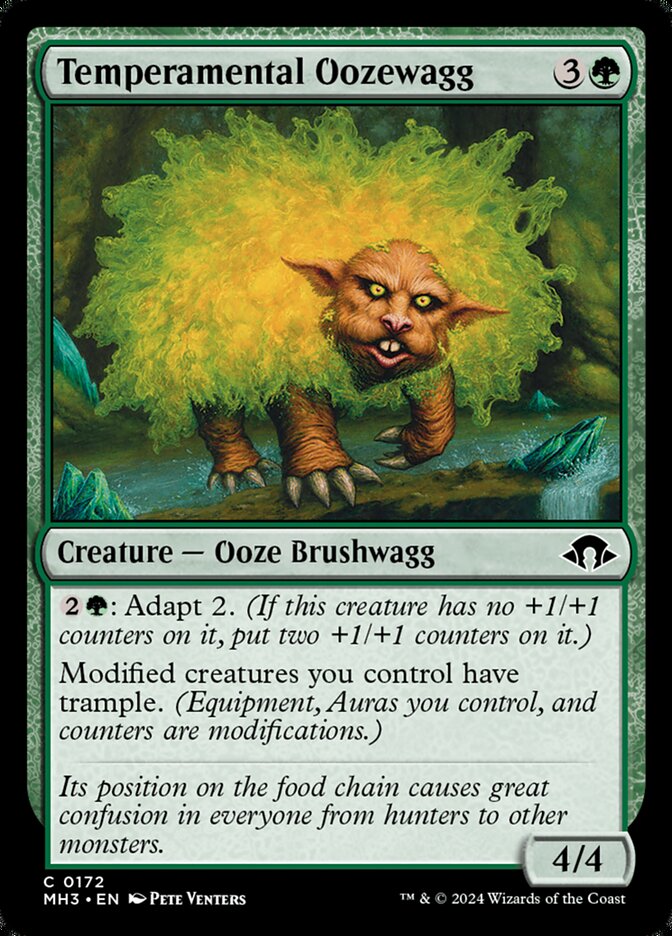 Temperamental Oozewagg card front