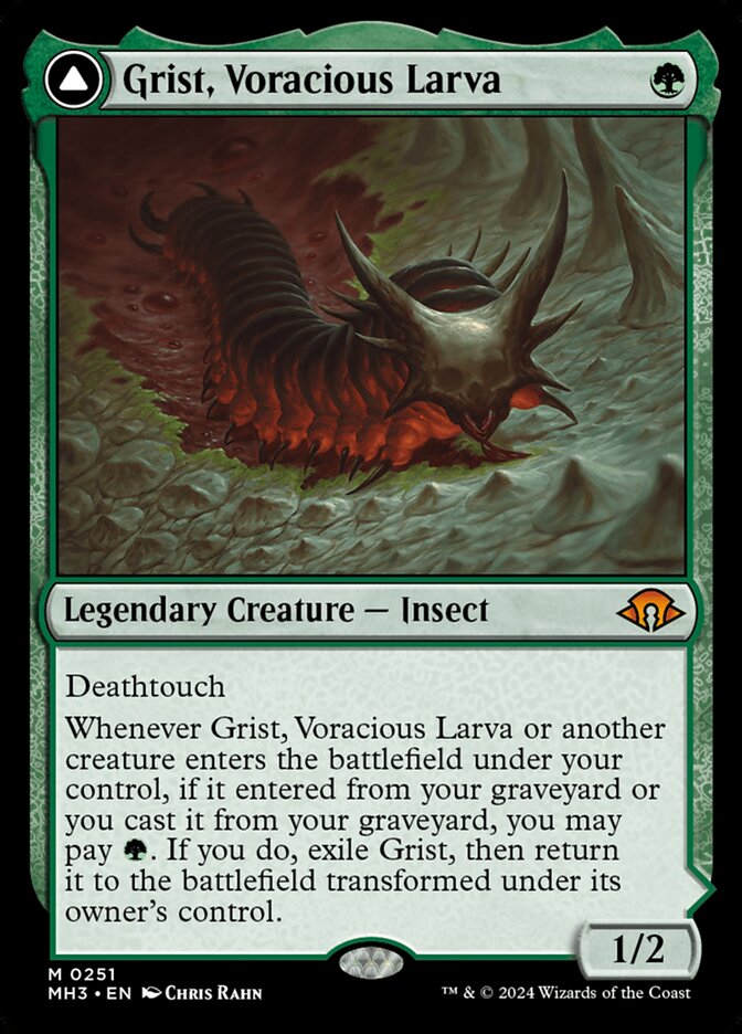 Grist, Voracious Larva card front