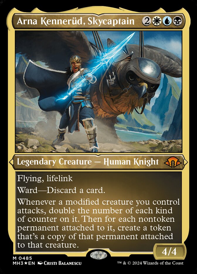 Arna Kennerüd, Skycaptain card front