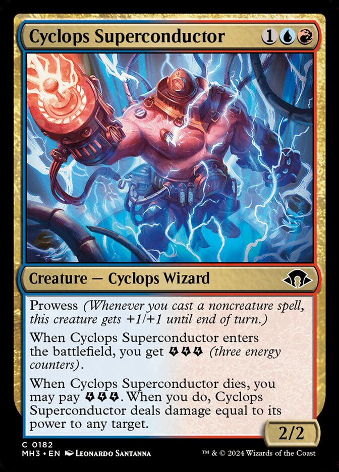 Cyclops Superconductor card front