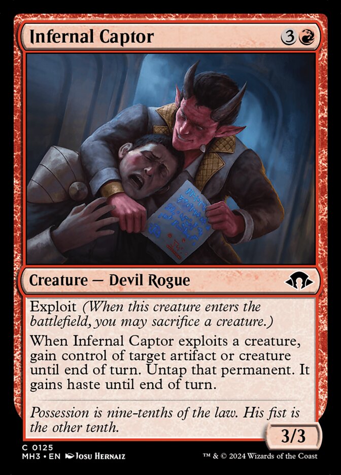 Infernal Captor card front