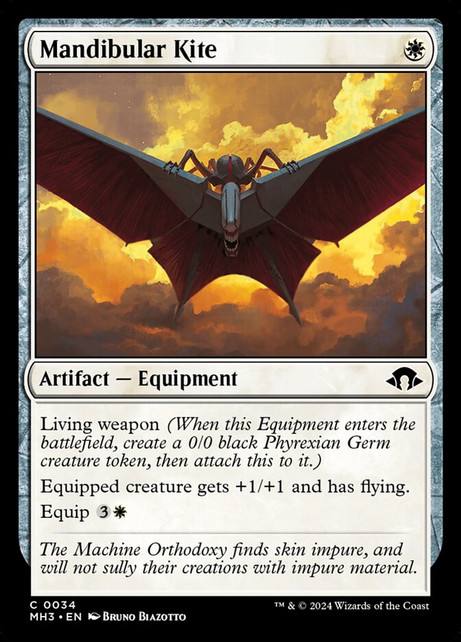 Mandibular Kite card front