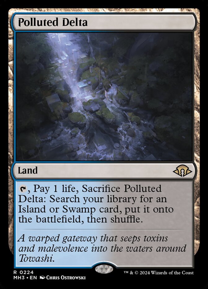 Polluted Delta card front