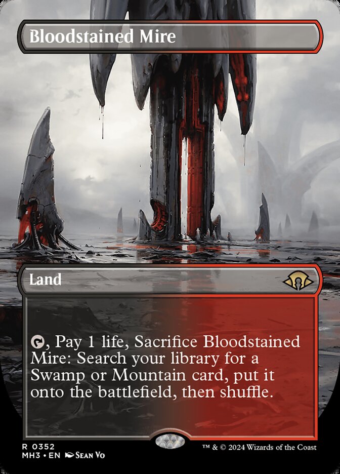 Bloodstained Mire card front